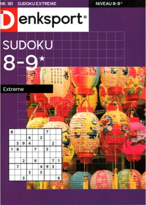 Denksport Sudoku Extreme - 181 2024 -