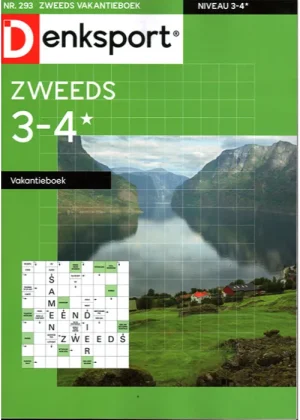 Denksport Zweeds Vakantieboek - 3-4* 293 2024 -