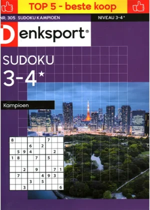 Denksport Sudoku Kampioen - 305 2024 -