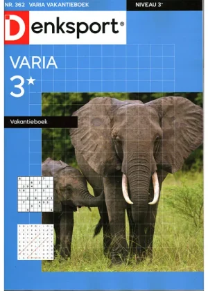 Denksport Varia Vakantieboek - 362 2025 -