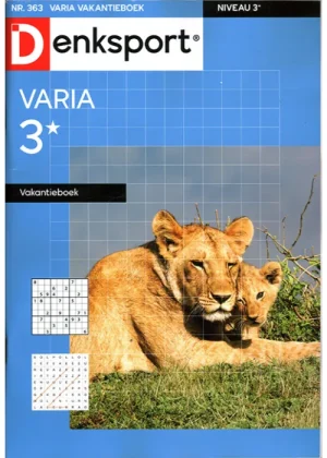 Denksport Varia Vakantieboek - 363 2025 -