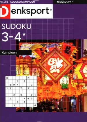 Denksport Sudoku Kampioen - 313 2025 -
