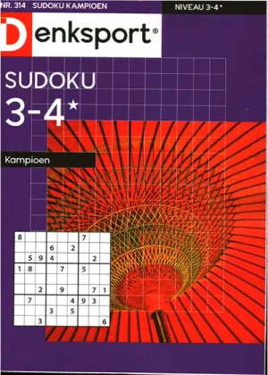 Denksport Sudoku Kampioen - 314 2025 -