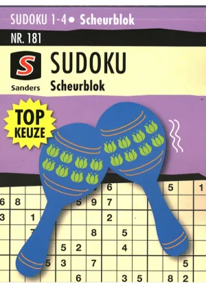 Sanders Sudoku Scheurblok - 181 2025 -