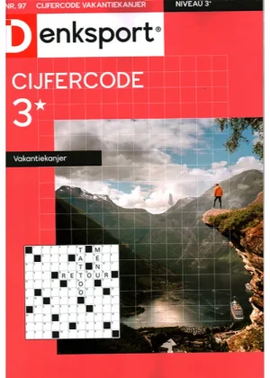 Denksport Cijfercode Vakantiekanjer - 97 2025 -