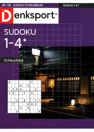 Denksport Sudoku Scheurblok - 139 2025 -