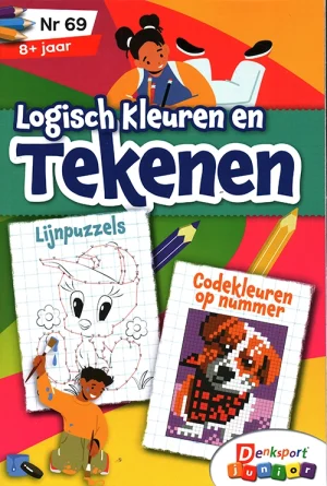 Denksport Junior Logisch Kleuren en Tekenen - 69 2026 -