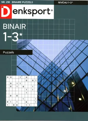 Denksport Binair Puzzels - 218 2026 -