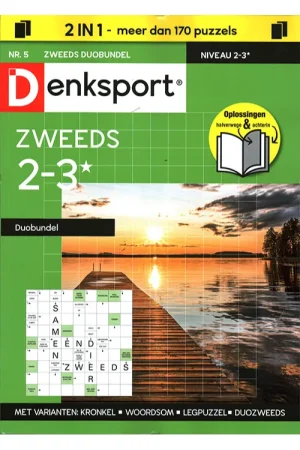 Denksport Zweeds Vakantieboek Duobundel - 2-3* 05 2026 -