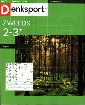 Denksport Zweeds Royaal 2-3 sterren - 62 2026 -