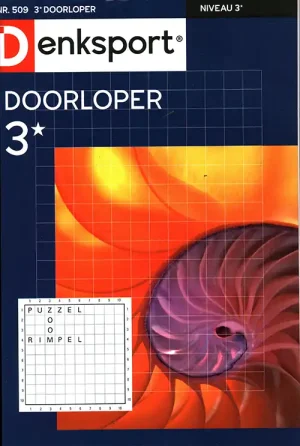 Denksport Doorloper - 3* 509 2026 -