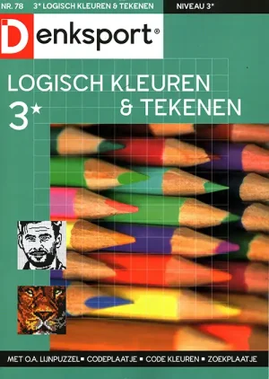 Denksport Logisch Kleuren en Tekenen - 78 2026 -