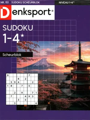 Denksport Sudoku Scheurblok - 151 2026 -