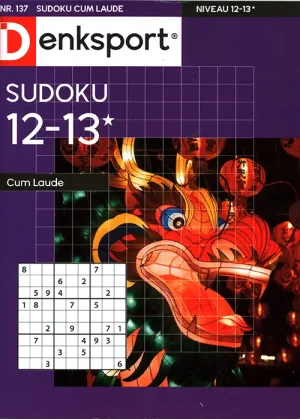 Denksport Sudoku Cum Laude - 137 2026 -