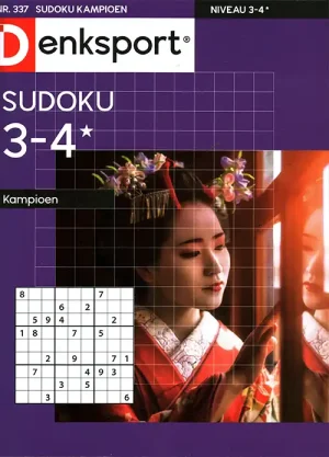 Denksport Sudoku Kampioen - 337 2026 -