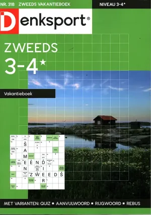 Denksport Zweeds Vakantieboek - 3-4* 318 2026 -